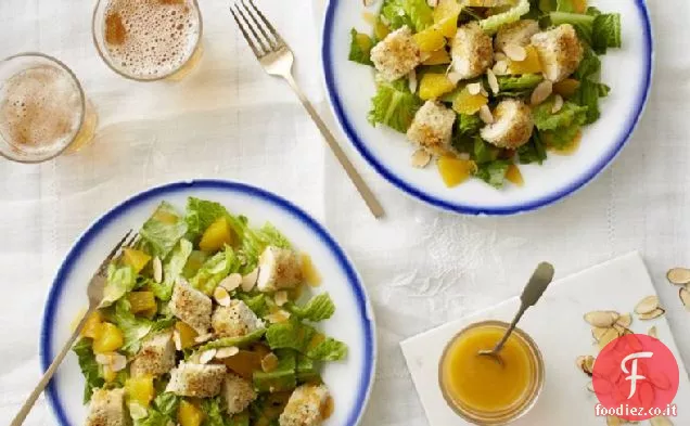 Insalata di pollo al limone e pepe