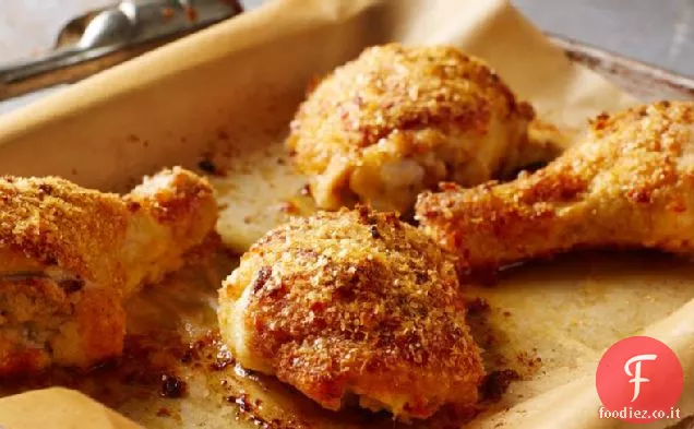 Pollo al forno all'aglio arrosto