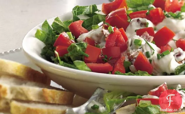 Salsa di pancetta, lattuga e pomodoro