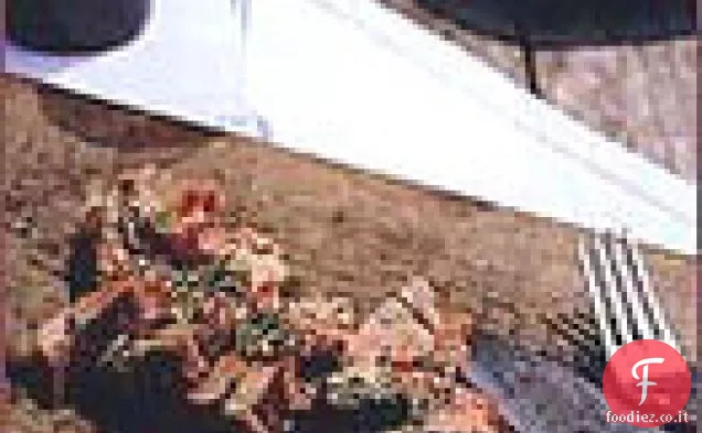 Agnello Arrosto con Patate e Rosmarino Chimichurri