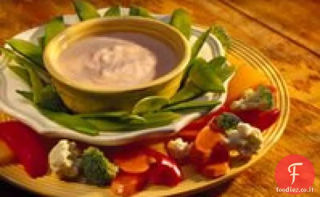 Salsa piccante allo yogurt con verdure