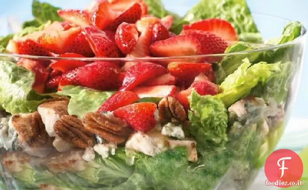 Insalata di pollo a strati estivi