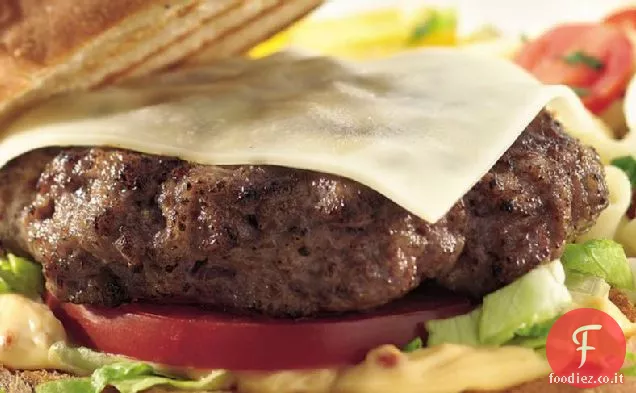 Hamburger di salsiccia italiana alla griglia