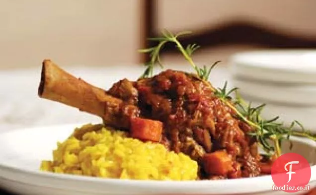Stinchi di agnello brasati