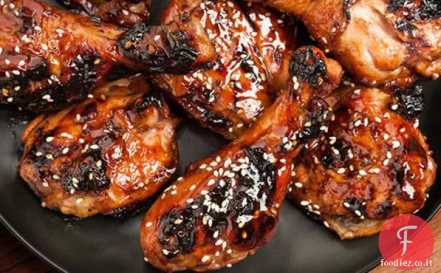 Pollo BBQ con soia dolce