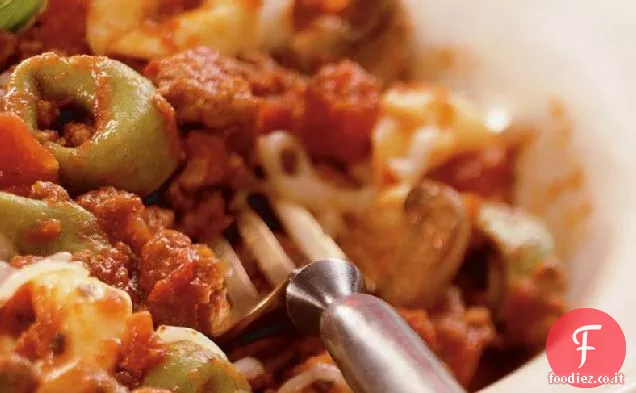 Tortellini italiani di formaggio a cottura lenta