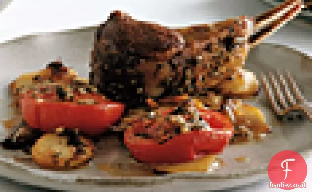 Cremagliera provenzale di agnello