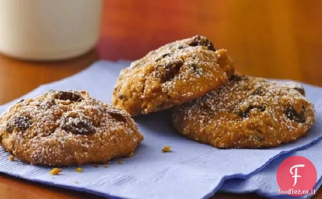 Biscotti al cioccolato senza glutine alla zucca
