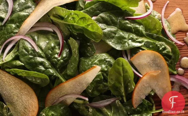 Insalata di pere e spinaci