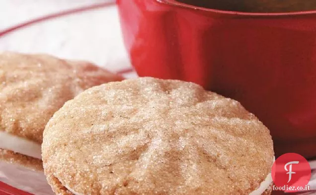 Biscotti sandwich con stampa cardamomo