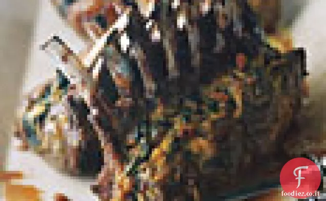 Cremagliera di agnello con bietole