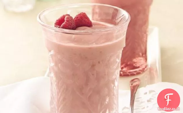 Frullati di yogurt al lampone e banana