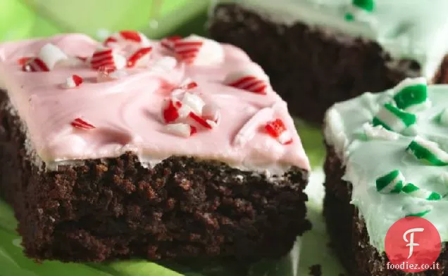 Brownies alla menta smerigliato