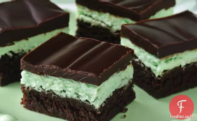 Brownies al cioccolato e menta