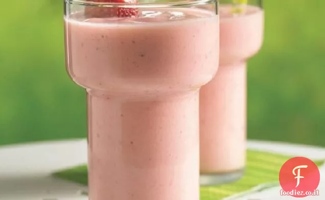 Frullato di pesche e bacche
