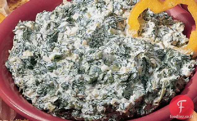 Salsa di spinaci salata