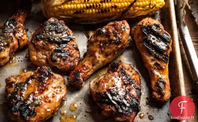 Pollo alla senape in acero