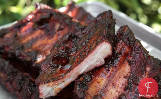 Affumicato Barbecue bambino indietro costole