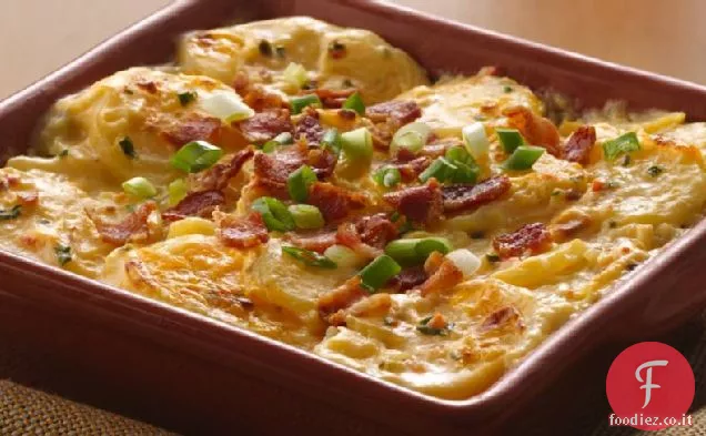 Patate caricate con pancetta