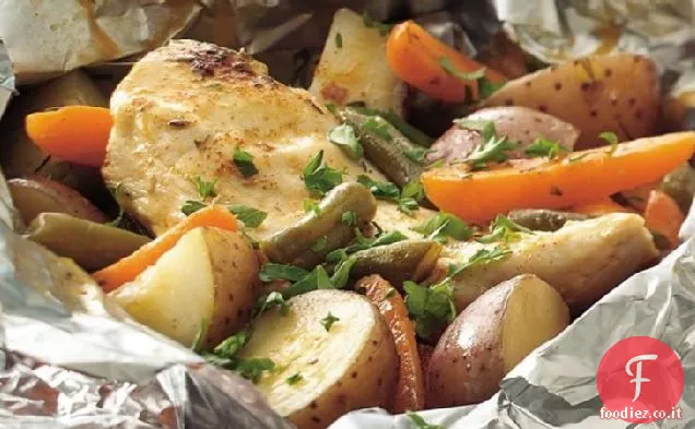 Confezioni di pollo alla paprika alla griglia