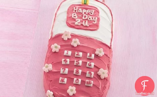 Buon compleanno Torta cellulare