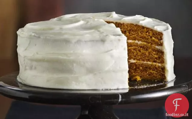 Torta di zucca e spezie incredibilmente umida con glassa di crema di formaggio