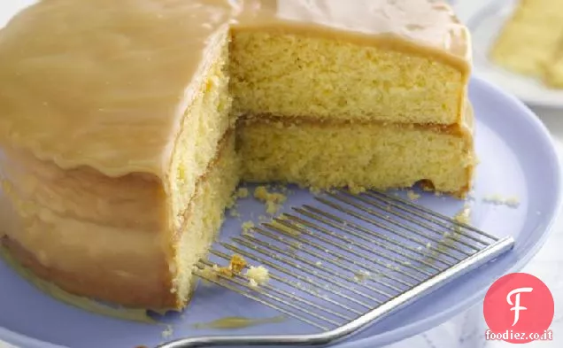 Torta al caramello dorato