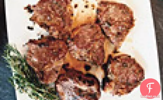 Costolette di agnello arrosto alle erbe