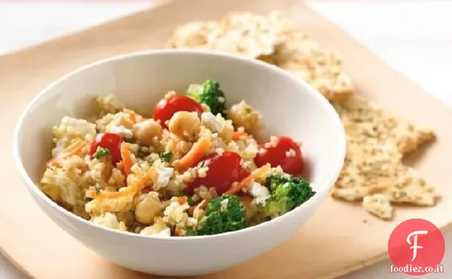 Insalata Bulgur di verdure mediterranee