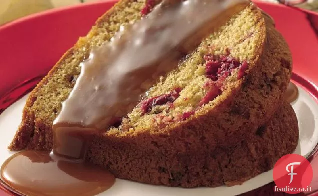 Torta al mirtillo e caramello