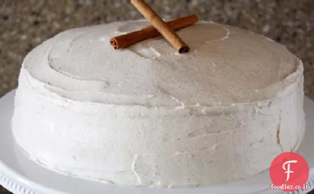 Torta Snickerdoodle con glassa di crema di formaggio alla cannella