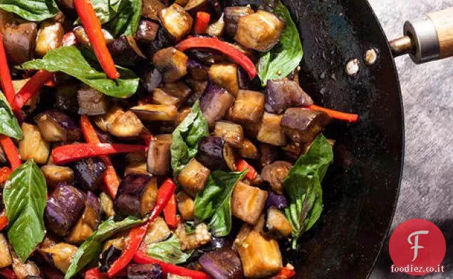 Melanzane al tamarindo saltate in padella