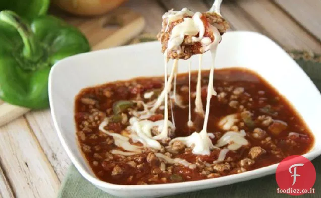 Zuppa di pepe ripiena a cottura lenta