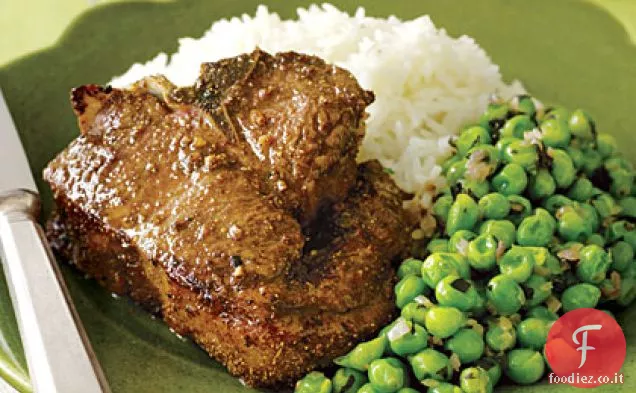Costolette di agnello con Riso Basmati