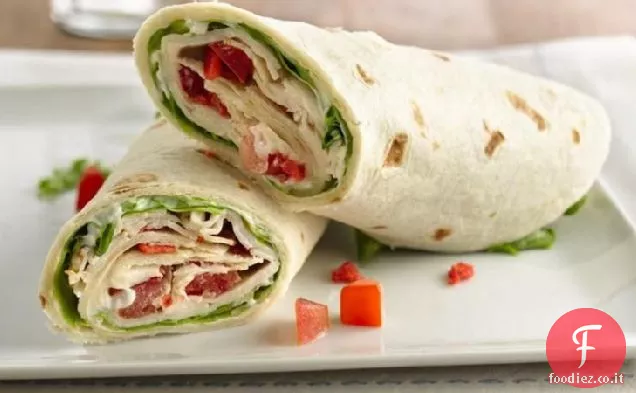 Pollo BLT avvolge con Aioli
