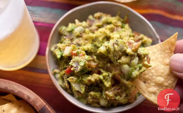 Guacamole di pancetta e pomodoro
