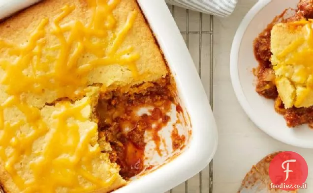Cornbread superato Sloppy Joe Casseruola