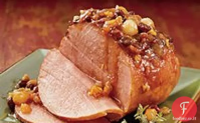 Prosciutto a cottura lenta con chutney di frutta