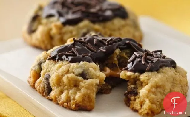 Biscotti al cioccolato e caramello