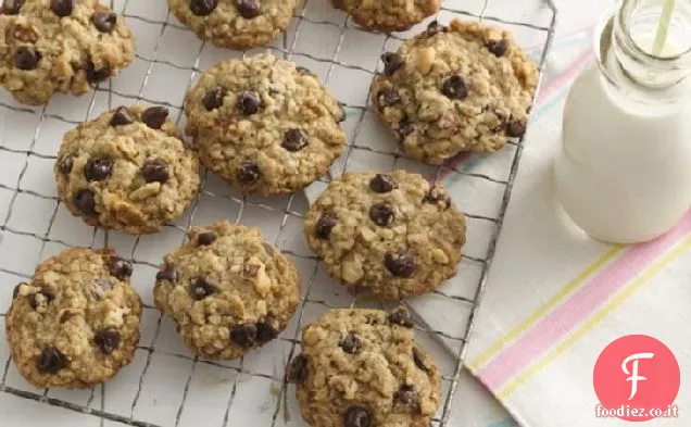 Farina d'avena-Biscotti al cioccolato