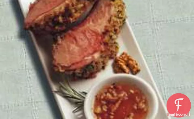 Agnello incrostato di noci