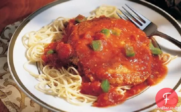 Braciole di maiale impanate al parmigiano