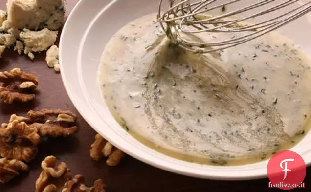 Olio di noci e Vinaigrette di erba cipollina