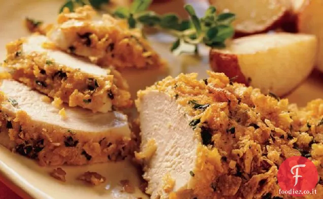 Pollo croccante all'aglio