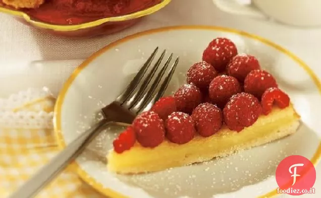Crostata al limone e lampone