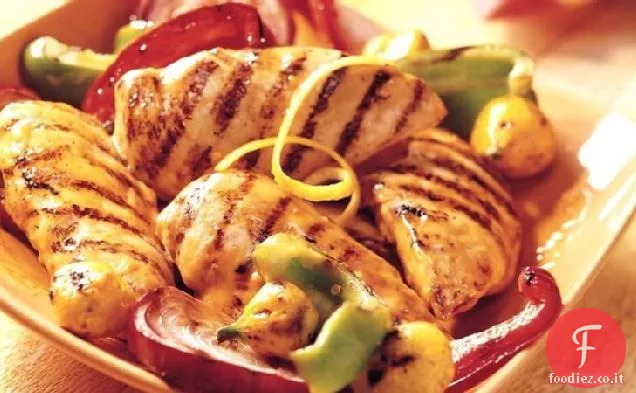 Pollo agli agrumi alla griglia