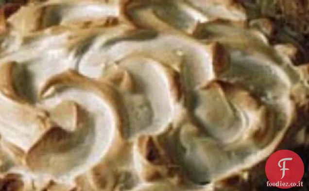 Torta di meringa al rabarbaro