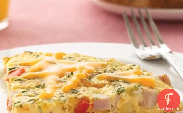 Pancetta canadese e frittata di patate