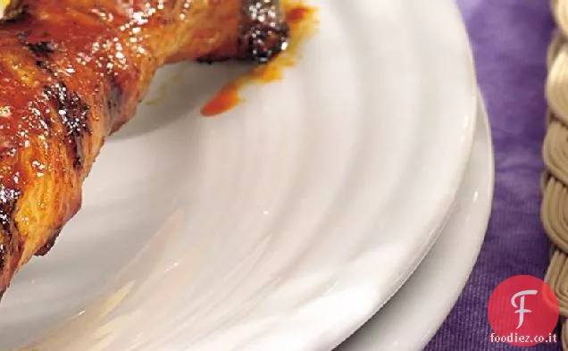 Pollo alla griglia con Chipotle-Salsa di avocado