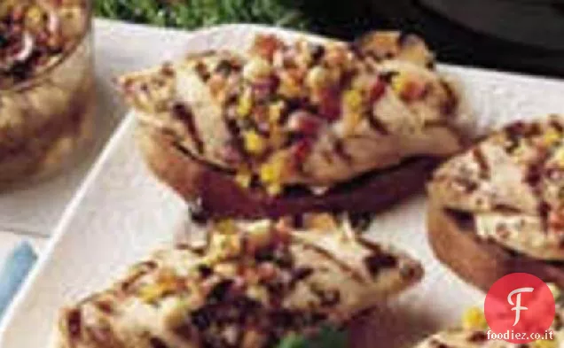 Pollo alla griglia con Salsa italiana